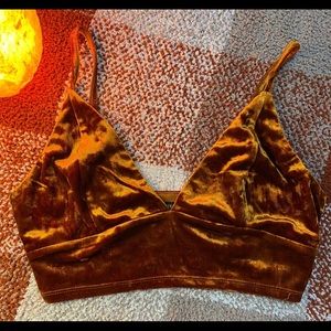 Forever 21 Velvet Bralette